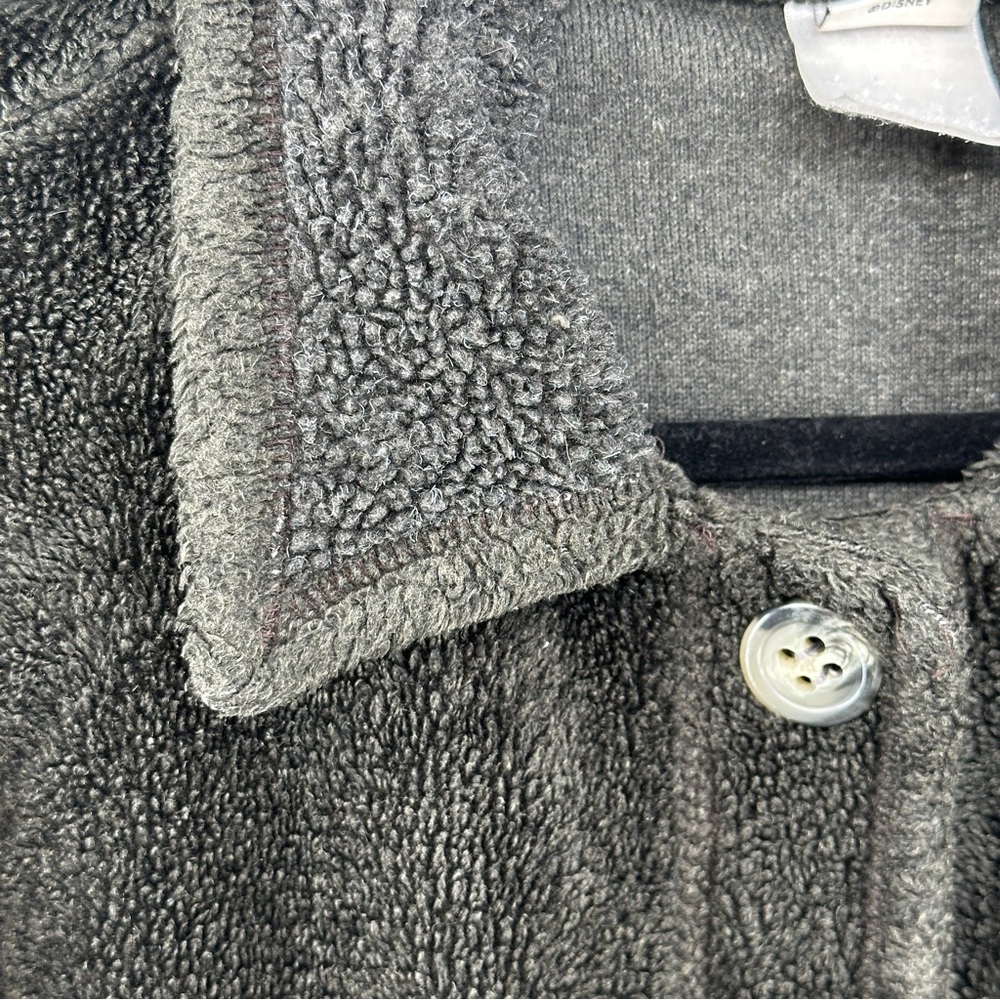 Disney Gray Fleece Jacket with‎ Embroidered Character - Picture 3 of 7
